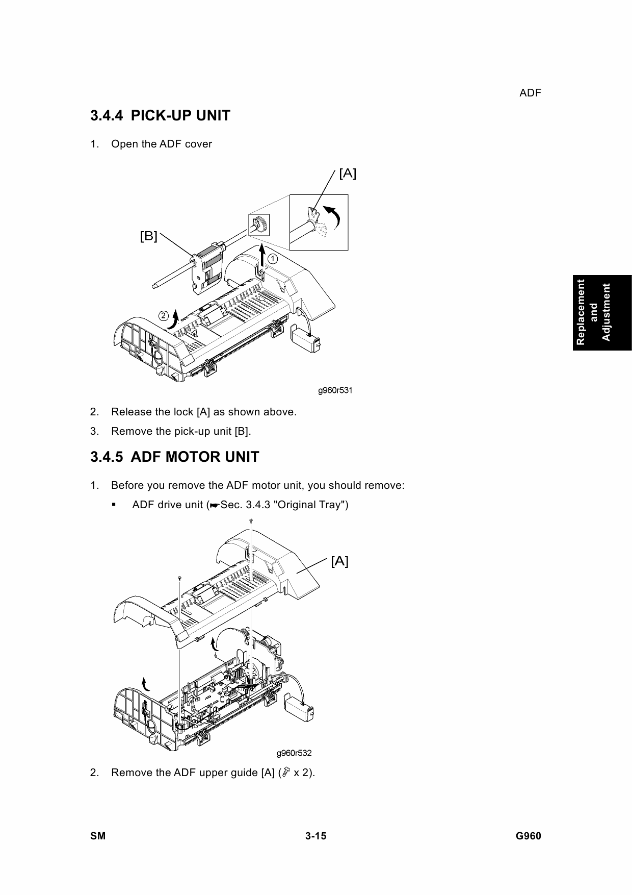 RICOH Aficio SP-3200SF G960 Parts Service Manual-3